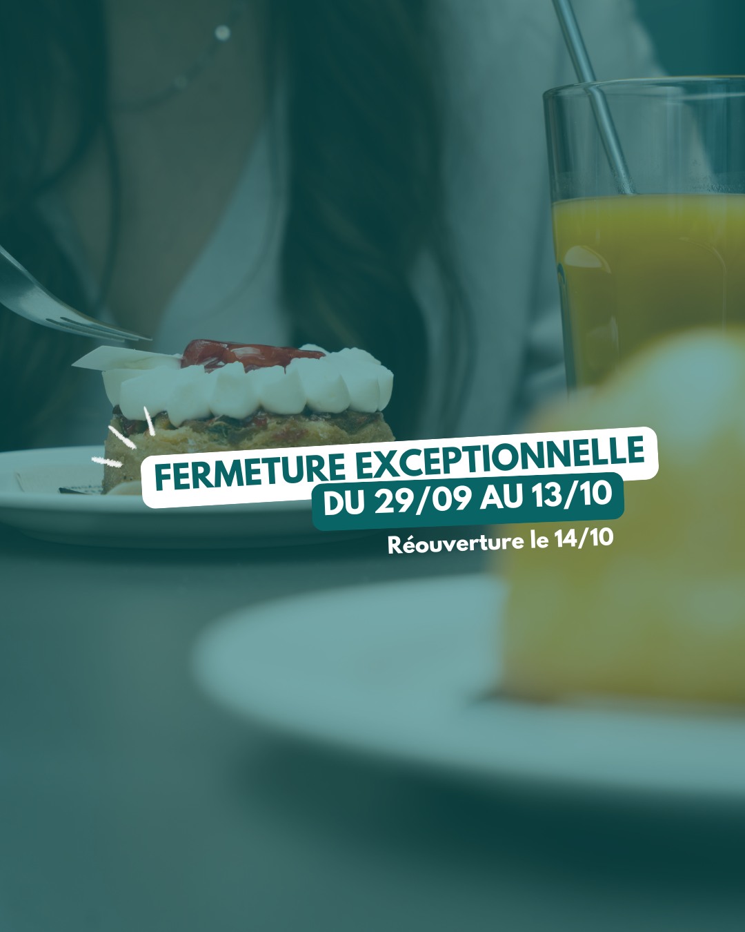 Ça y est, la rentrée scolaire est passée, il est temps pour nous de prendre nos congés 😎

Après une saison estivale bien chargée, Biscuithé sera fermé du 29 septembre au 13 octobre, le temps pour nous de recharger nos batteries à fond 🤩

𝐑𝐞𝐧𝐝𝐞𝐳-𝐯𝐨𝐮𝐬 𝐥𝐞 𝟏𝟒 𝐨𝐜𝐭𝐨𝐛𝐫𝐞 𝐩𝐨𝐮𝐫 𝐥𝐚 𝐫𝐞́𝐨𝐮𝐯𝐞𝐫𝐭𝐮𝐫𝐞 𝐝𝐞 𝐥𝐚 𝐛𝐨𝐮𝐭𝐢𝐪𝐮𝐞 𝐞𝐭 𝐝𝐮 𝐬𝐚𝐥𝐨𝐧 𝐝𝐞 𝐭𝐡𝐞́ ❤️ 𝑒𝑡 𝑝𝑜𝑢𝑟 𝑙𝑒𝑠 𝑔𝑙𝑎𝑐𝑒𝑠, 𝑜𝑛 𝑠𝑒 𝑟𝑒𝑡𝑟𝑜𝑢𝑣𝑒 𝑎𝑢 𝑝𝑟𝑖𝑛𝑡𝑒𝑚𝑝𝑠 𝑝𝑟𝑜𝑐ℎ𝑎𝑖𝑛 😋